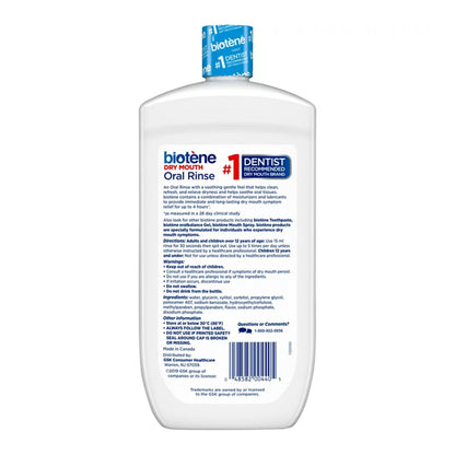 Biotene Dry Mouth Oral Rinse Fresh Mint, Bottle