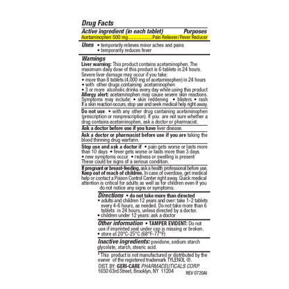 Health*Star Extra Strength Acetaminophen Tablets