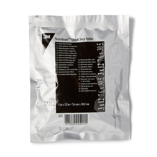 3M™ Scotchcast™ Quick Step Double Sided Felt Padded Splint, 3 x