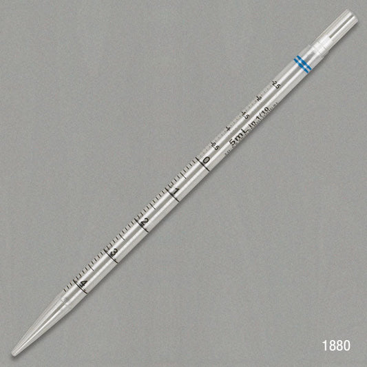 Serological Pipettes, Short Style 230 mm, PS, Sterile — 5/10/25 mL, Individually Wrapped, 500/Case | Globe Scientific