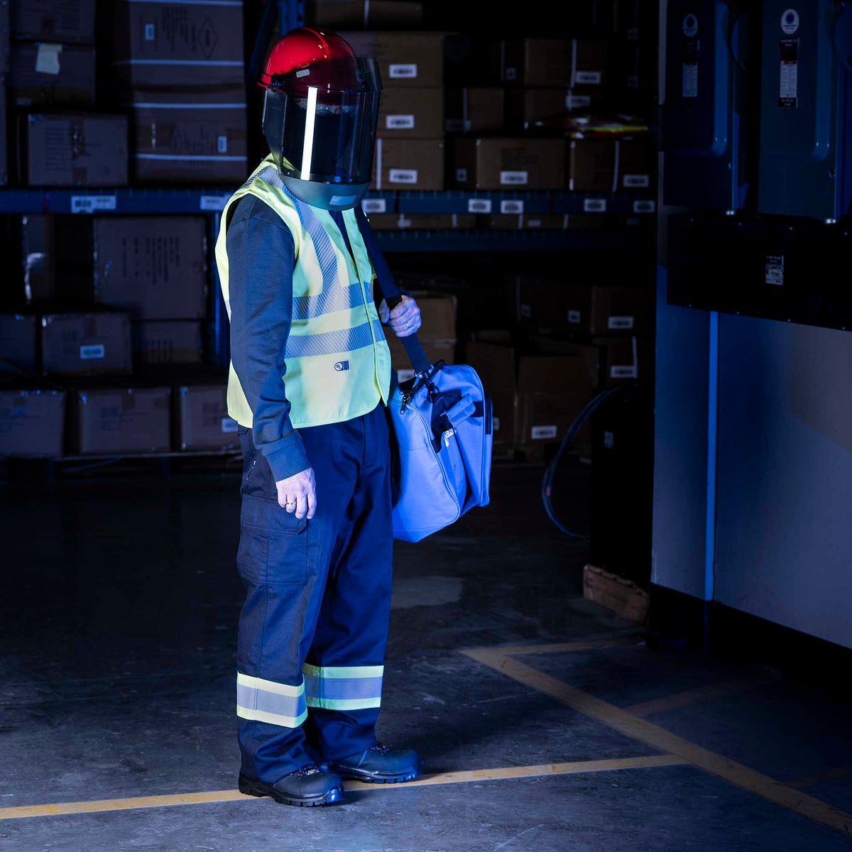 Oberon FR/Arc-Rated Hi-Vis/Navy Blue Cargo Pants