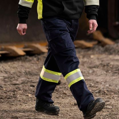 Oberon FR/Arc-Rated Hi-Vis/Navy Blue Cargo Pants