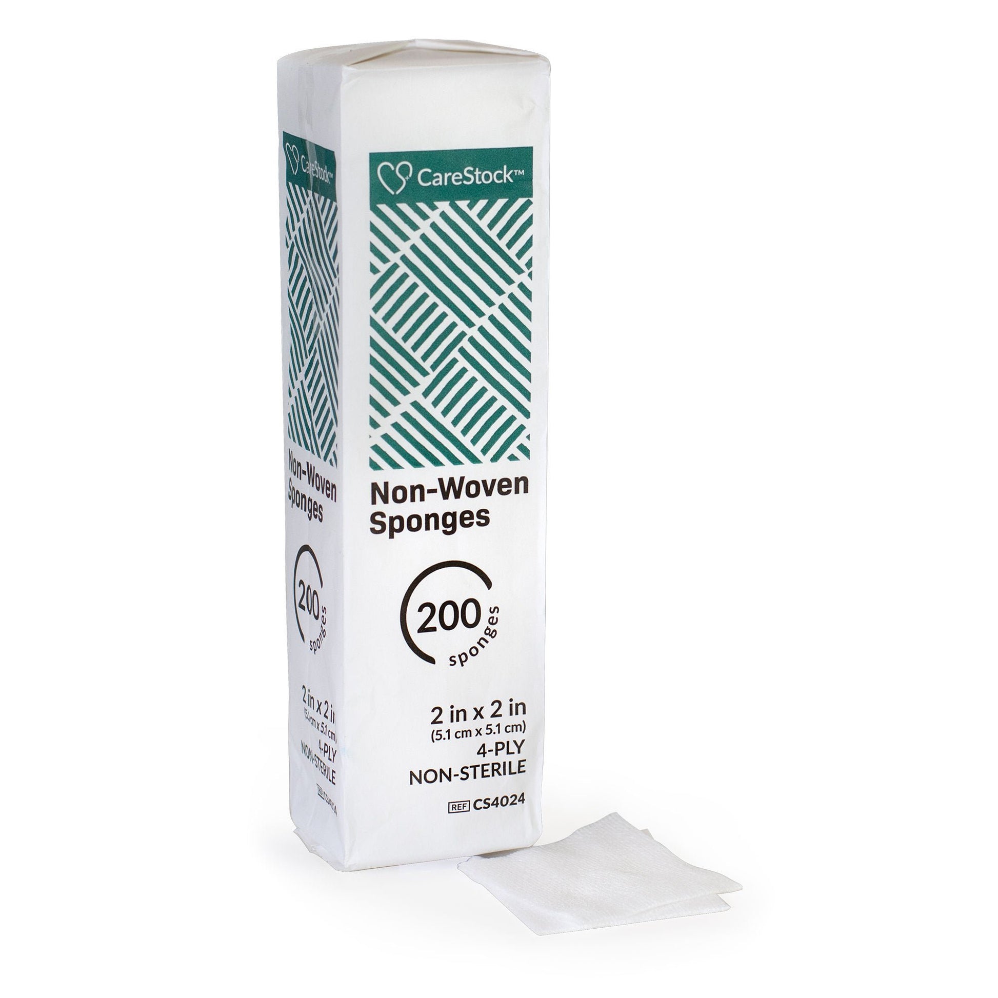 CareStock™ Nonwoven Sponge, 4-Ply