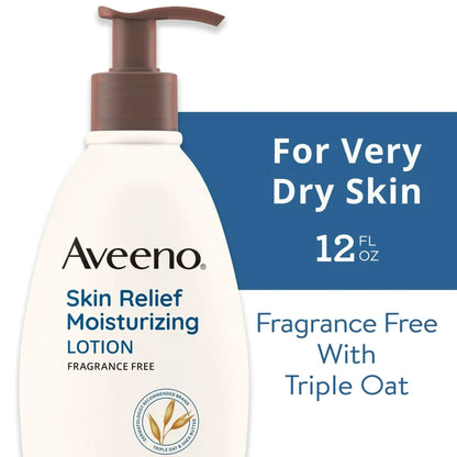 Aveeno® Skin Relief Moisturizing Lotion Fragrance Free, Pump Bottle