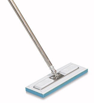 Contec Klean Max Cleanroom Wet Mop Pad Sealed Edge Large White Microfiber / Polyester Disposable