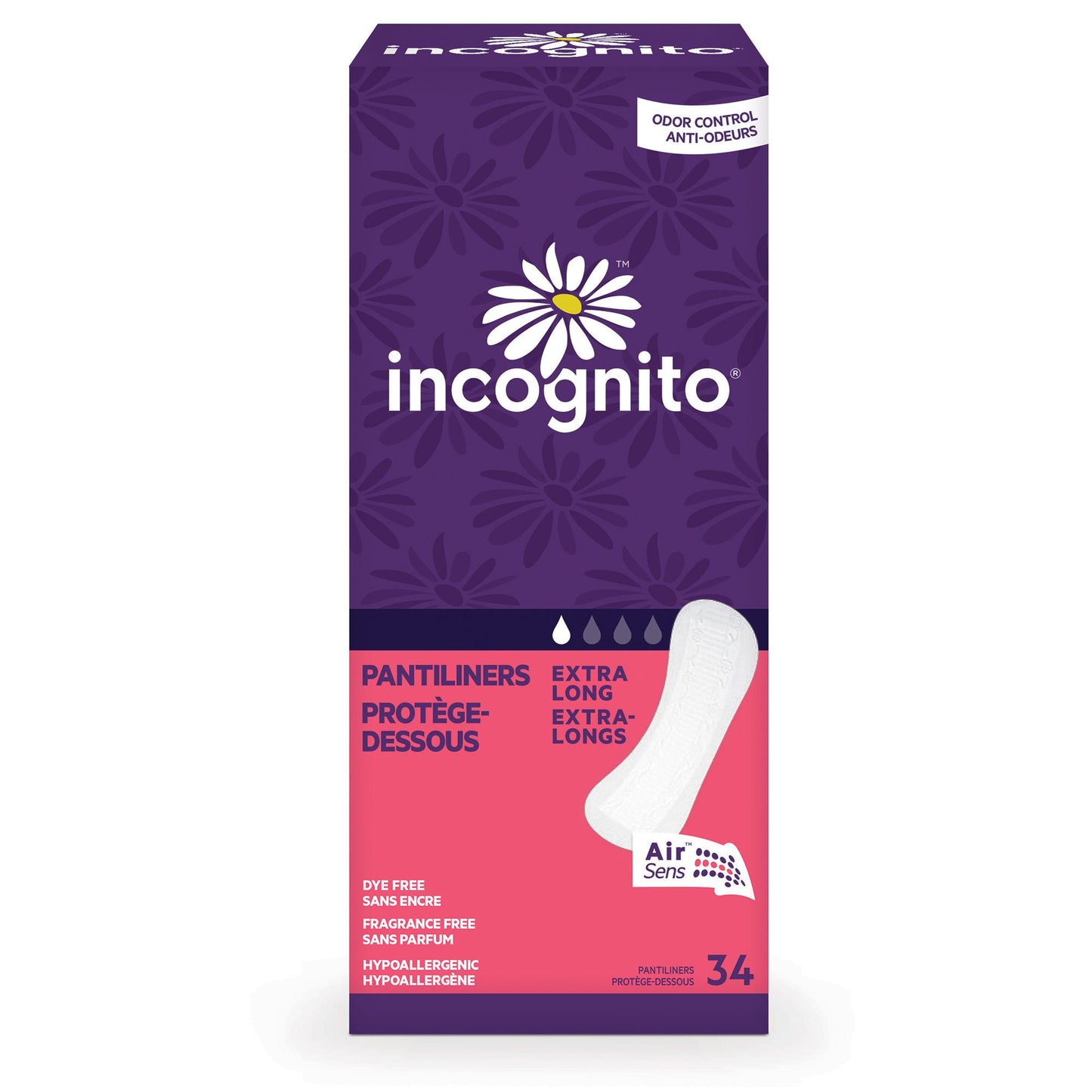 Incognito Panty Liner Extra Long Light Absorbency