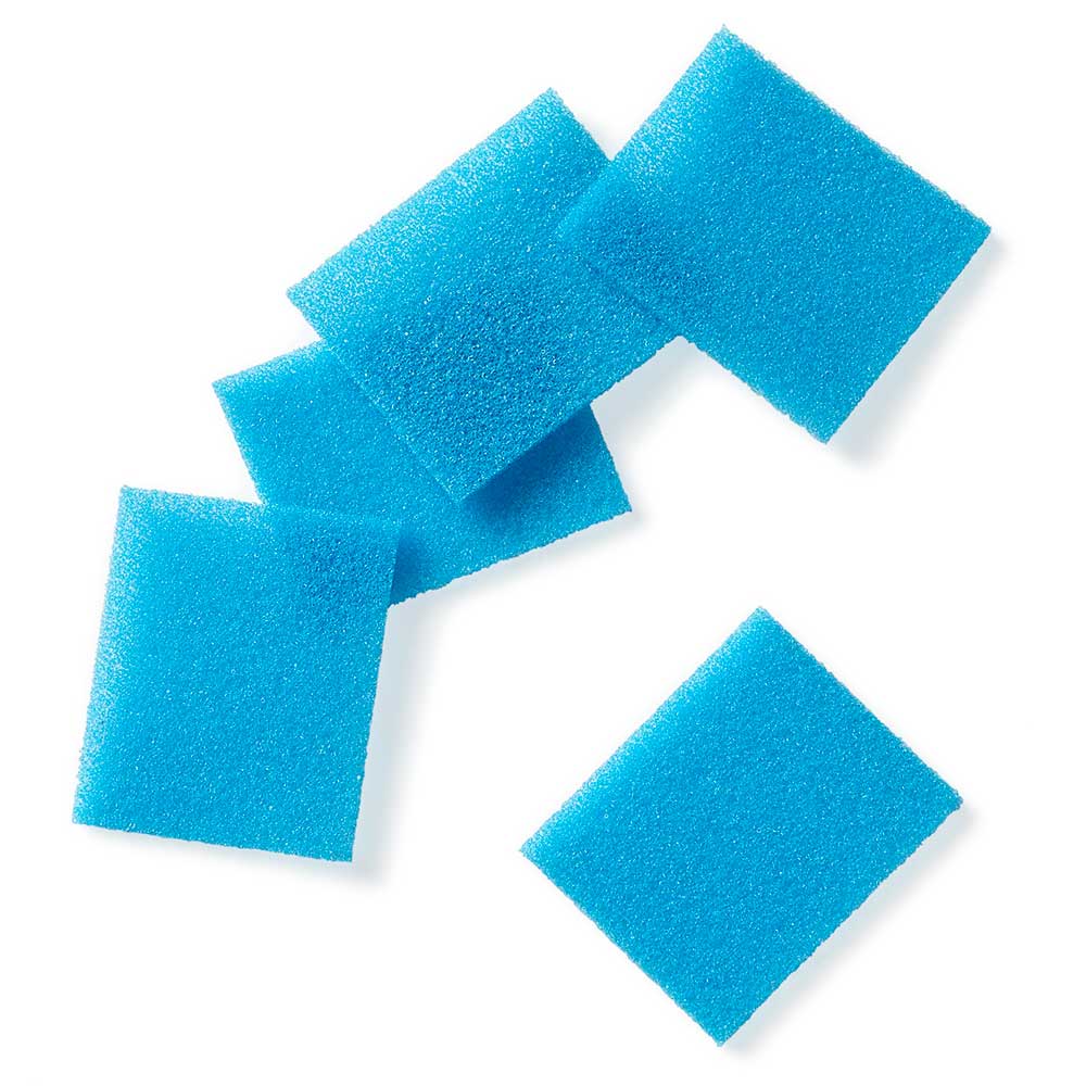 Biopsy Pads for Cassettes, Foam — Black & Blue, 2000/Case | Globe Scientific