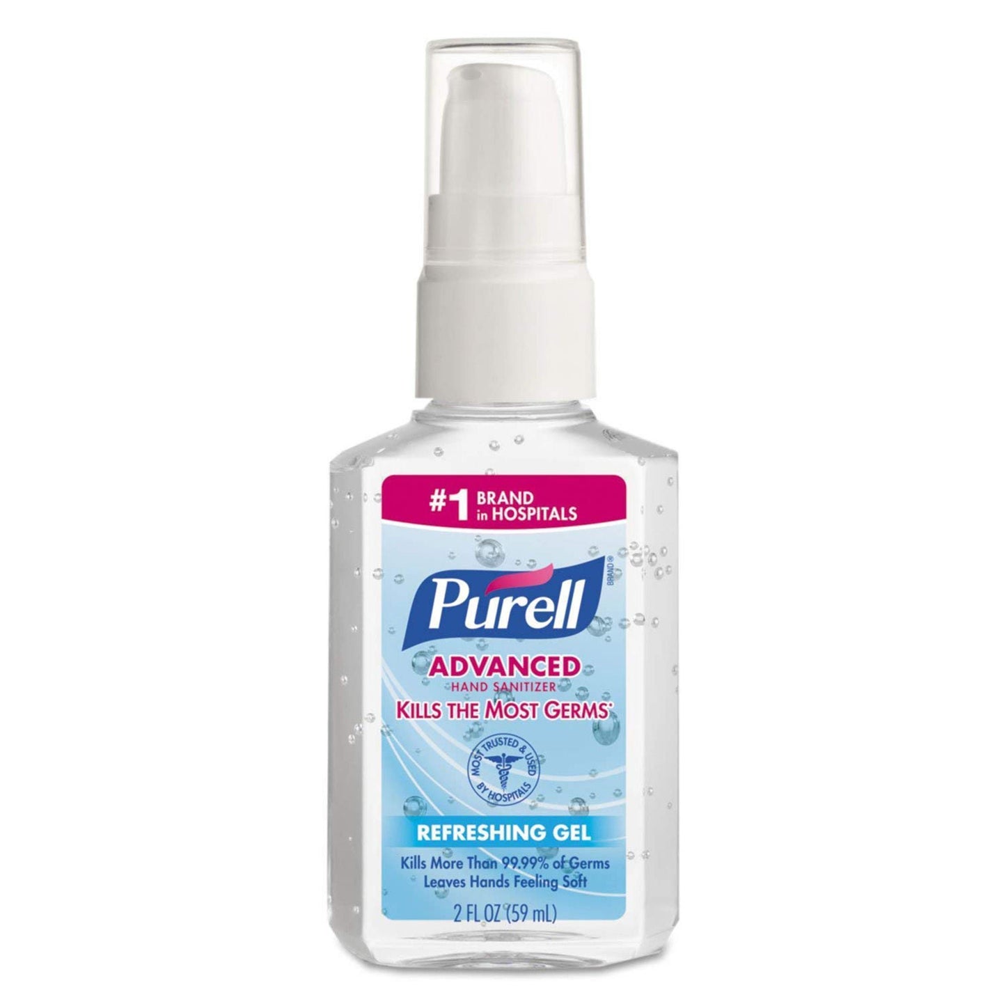 Purell® Advanced Hand Sanitizer 70% Ethyl Alcohol Gel, Pump Bottle