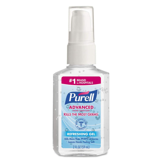 Purell® Advanced Hand Sanitizer 70% Ethyl Alcohol Gel, Pump Bottle