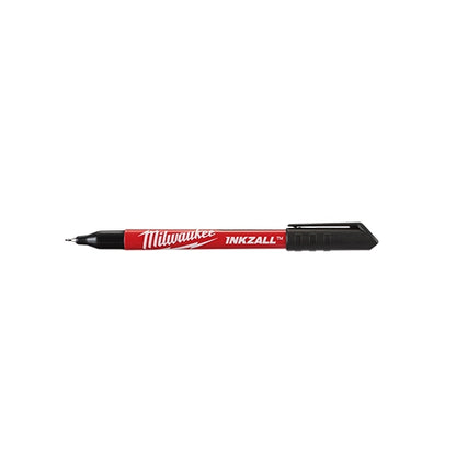 Milwaukee 12PK INKZALL Black Ultra Fine Point Pen 48-22-3160 | 12-Piece
