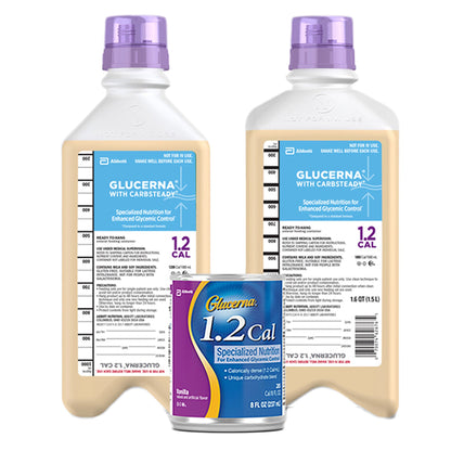 Glucerna with Carbsteady 1.2 Cal Tube Feeding Formula, Carton