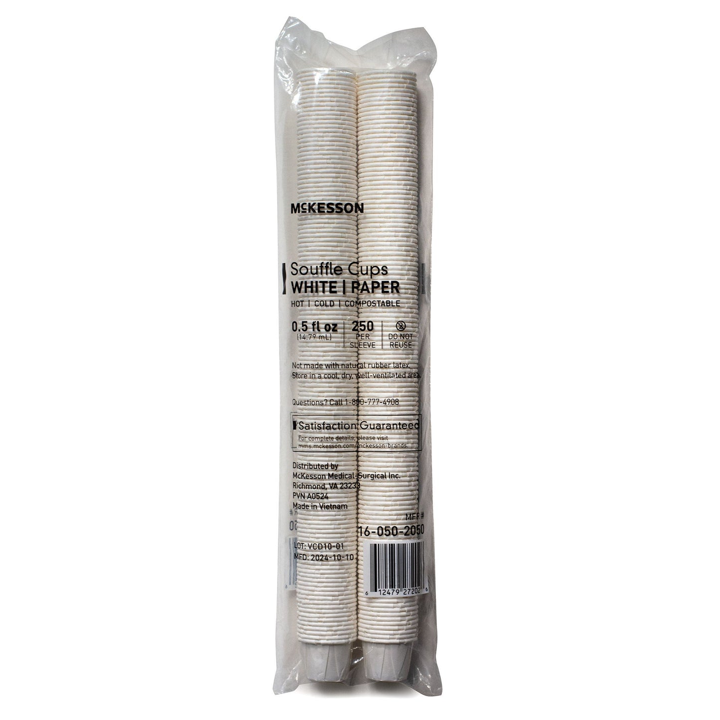 McKesson White Paper Soufflé Cup, Capacity