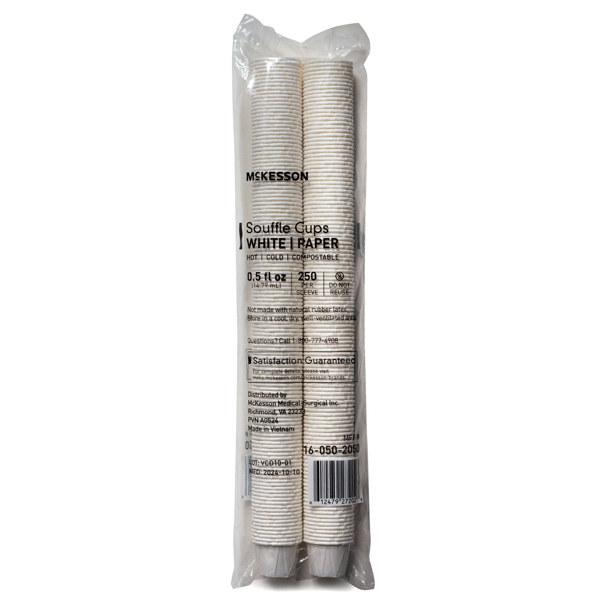 McKesson White Paper Soufflé Cup, Capacity