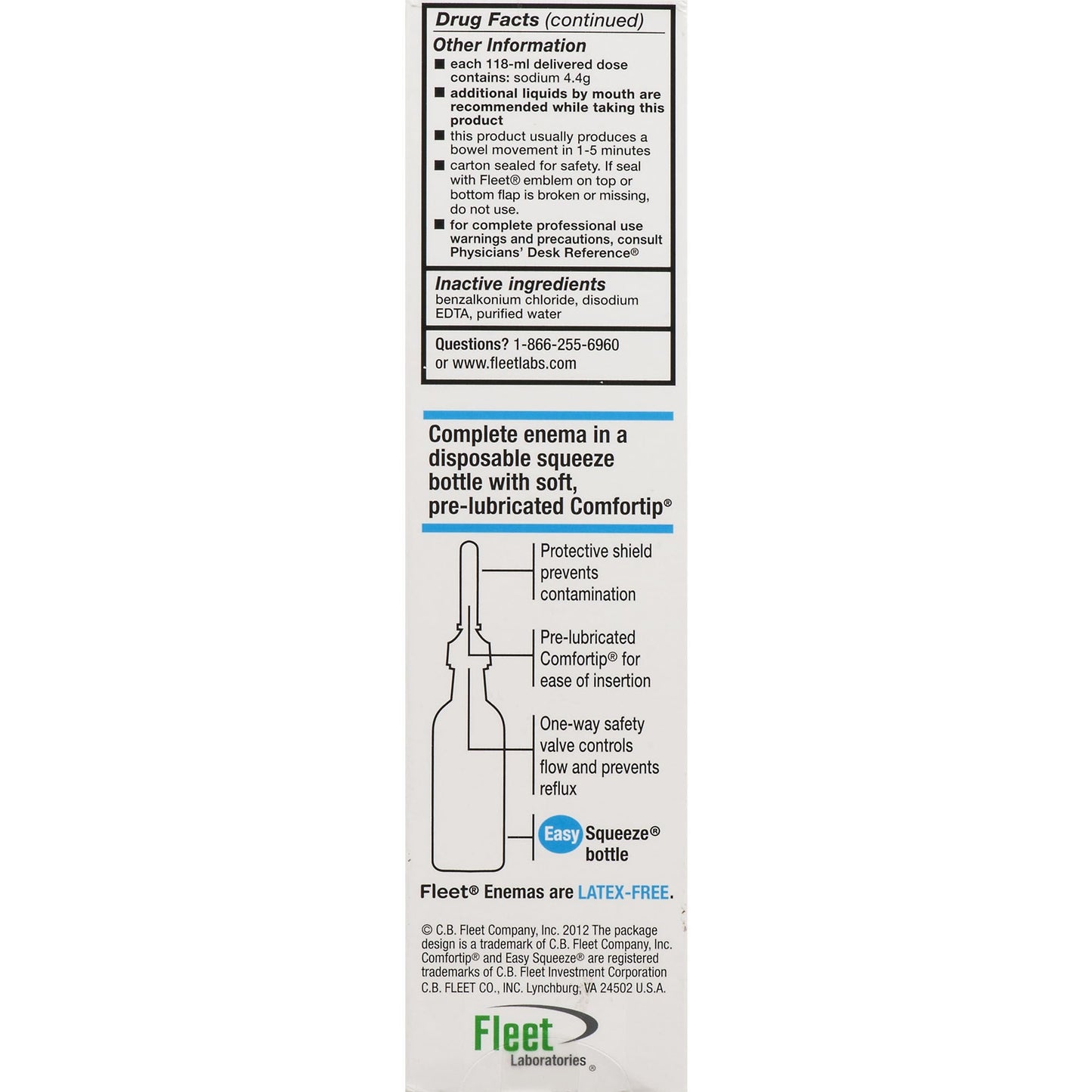 Fleet® Enema, squeeze bottle