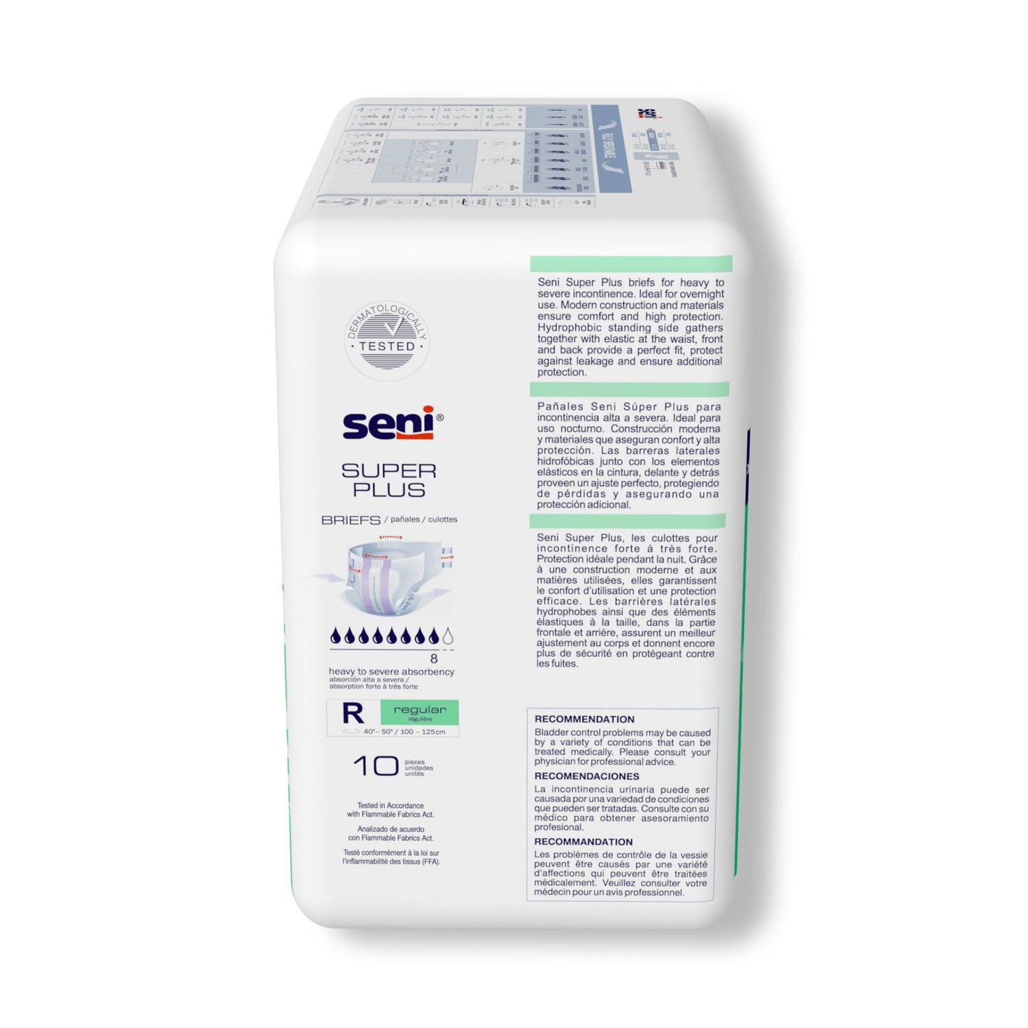 Seni® Super Plus Overnight Heavy Absorbency Incontinence Brief