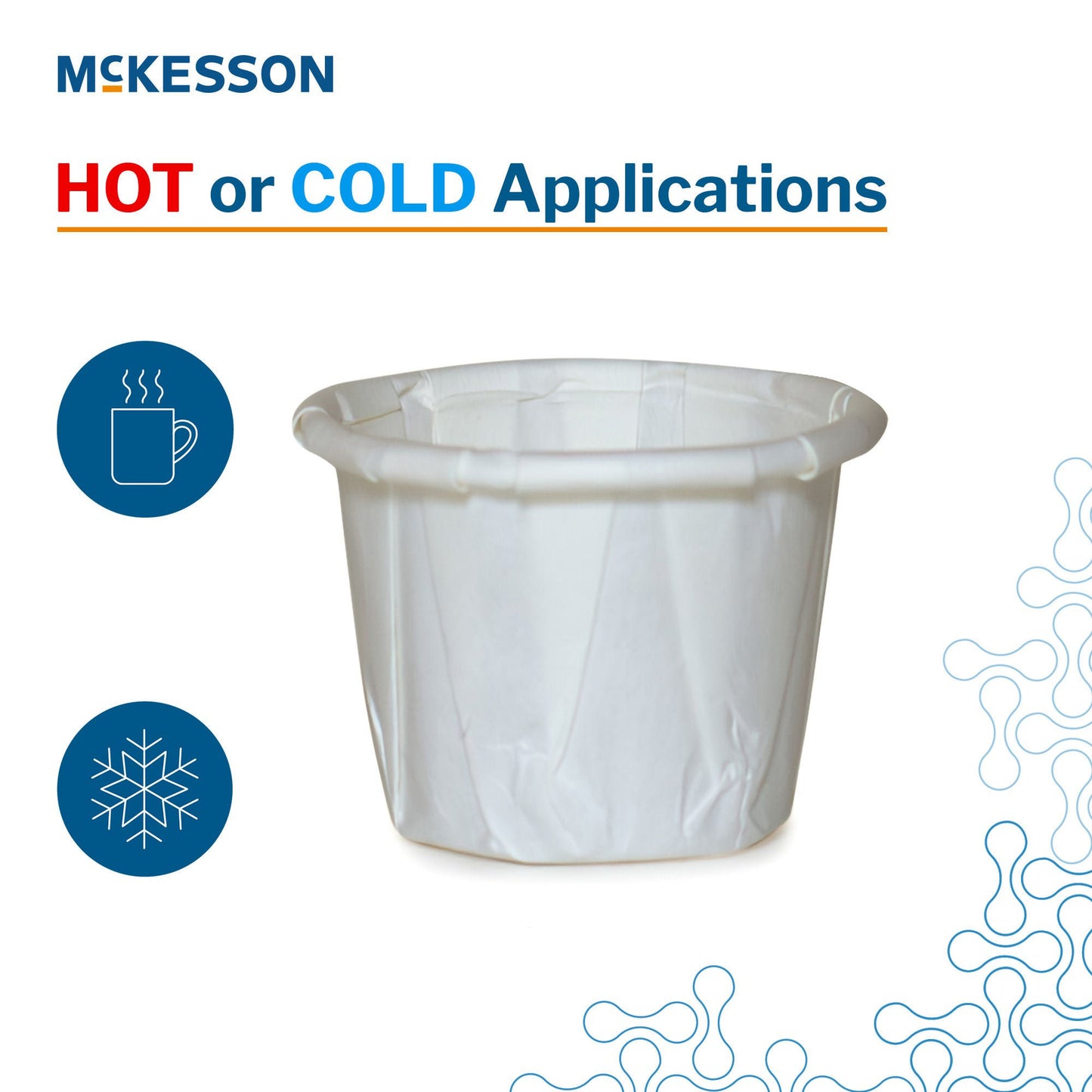 McKesson White Paper Soufflé Cup, Capacity