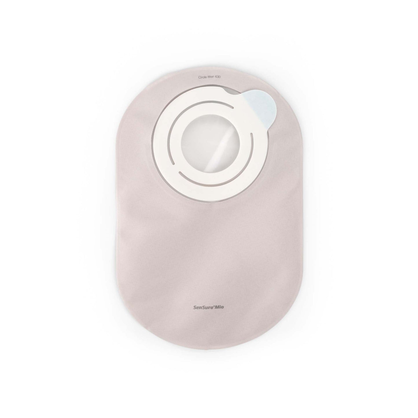SenSura® Mio Flex Two-Piece Transparent Ostomy Pouch, Green Match