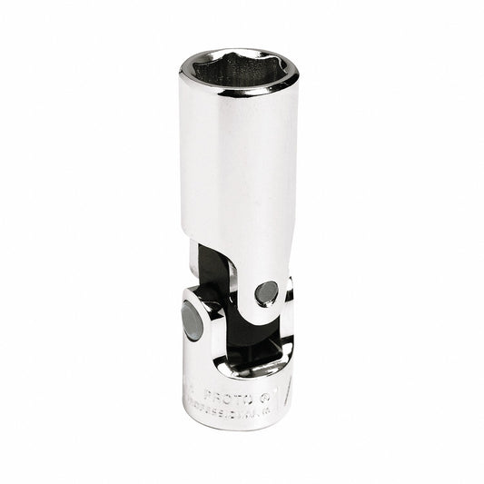 Proto 3/8 in. Drive 9/16 in. 6-Point Deep Universal Socket J5276LHA