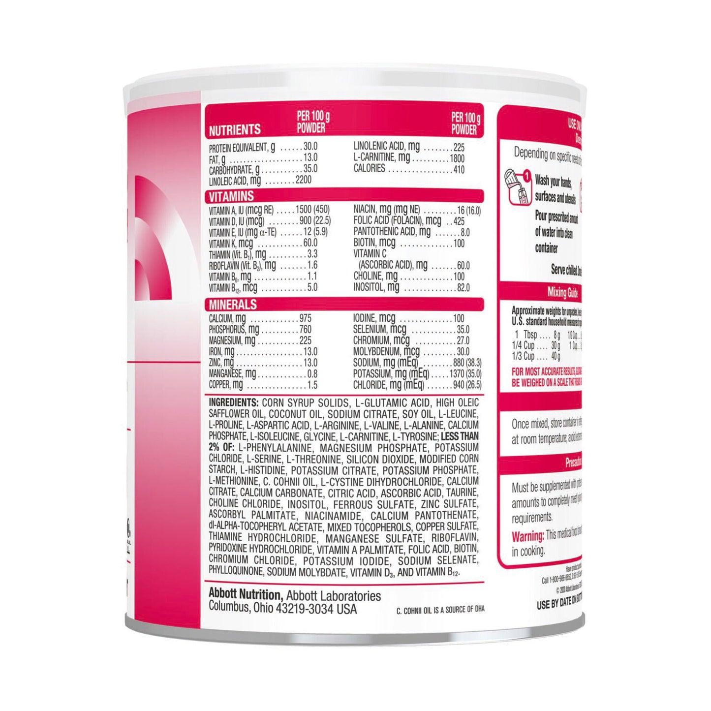 Glutarex®-2 Amino Acid–Modified Medical Food for Glutaric Aciduria Type I