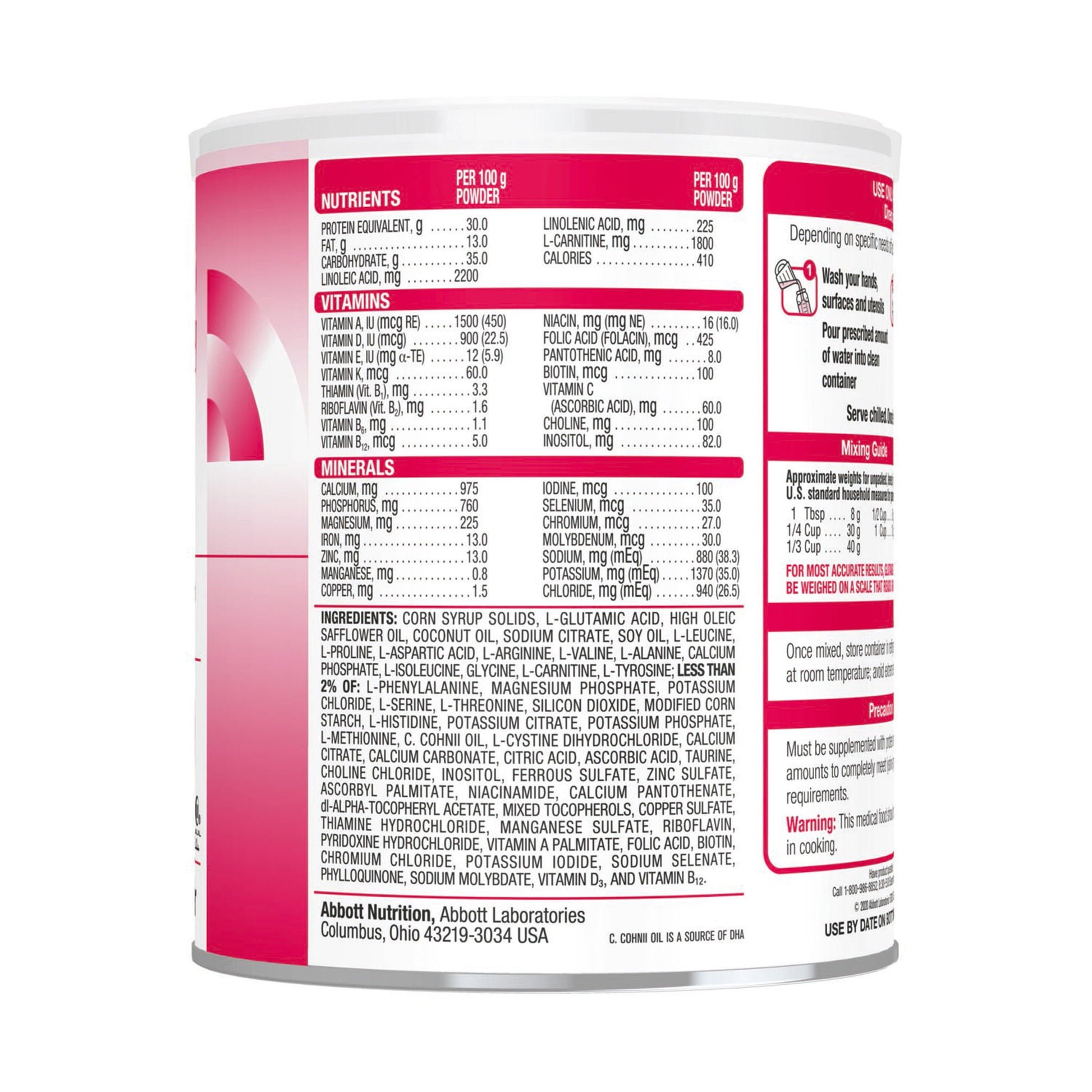Glutarex®-2 Amino Acid–Modified Medical Food for Glutaric Aciduria Type I