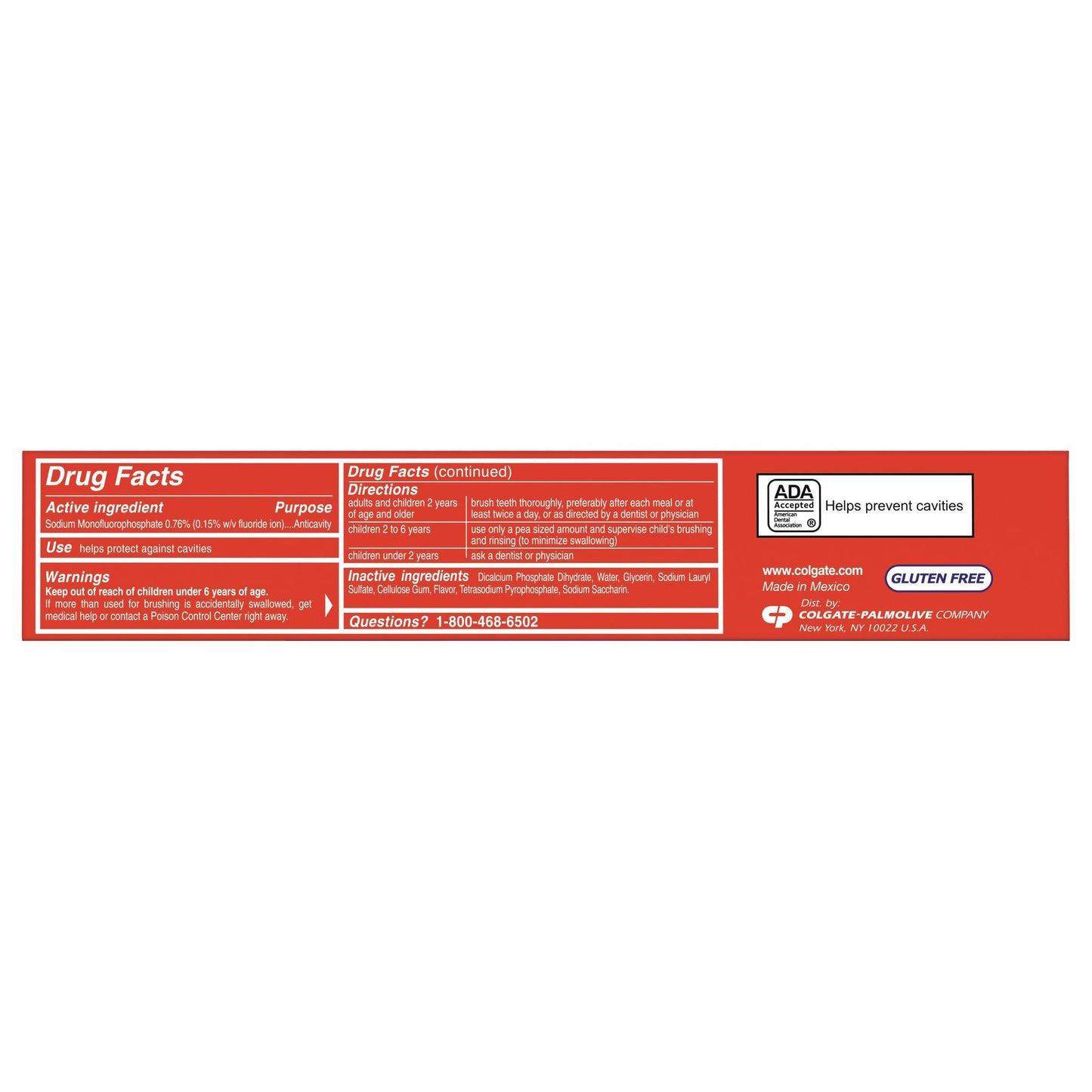 Colgate® Cavity Protection Toothpaste, tube