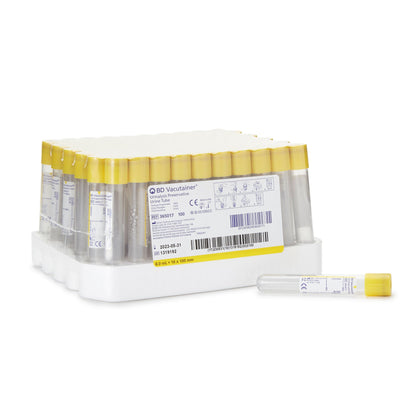 BD Vacutainer Urinalysis Tube Chlorhexidine / Ethyl Paraben / Sodium Propionate Additive BD Hemogard Closure Polyethylene Terephthalate (PET) Tube