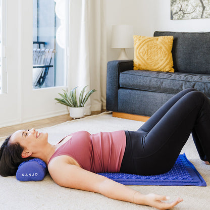 Kanjo Memory Foam Acupressure Mat Set, Blue