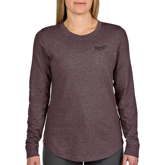 Milwaukee Women's FREEFLEX Hybrid Tee - Long Sleeve Purple 2X F552P-2X