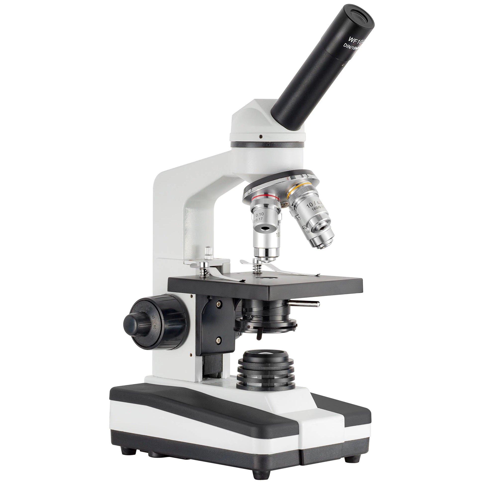 Student microscope EDM-MM4A-DAL3 with LED illumination and mechanical stage