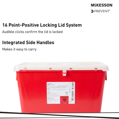 McKesson Prevent® Sharps Container, 8 Gallon