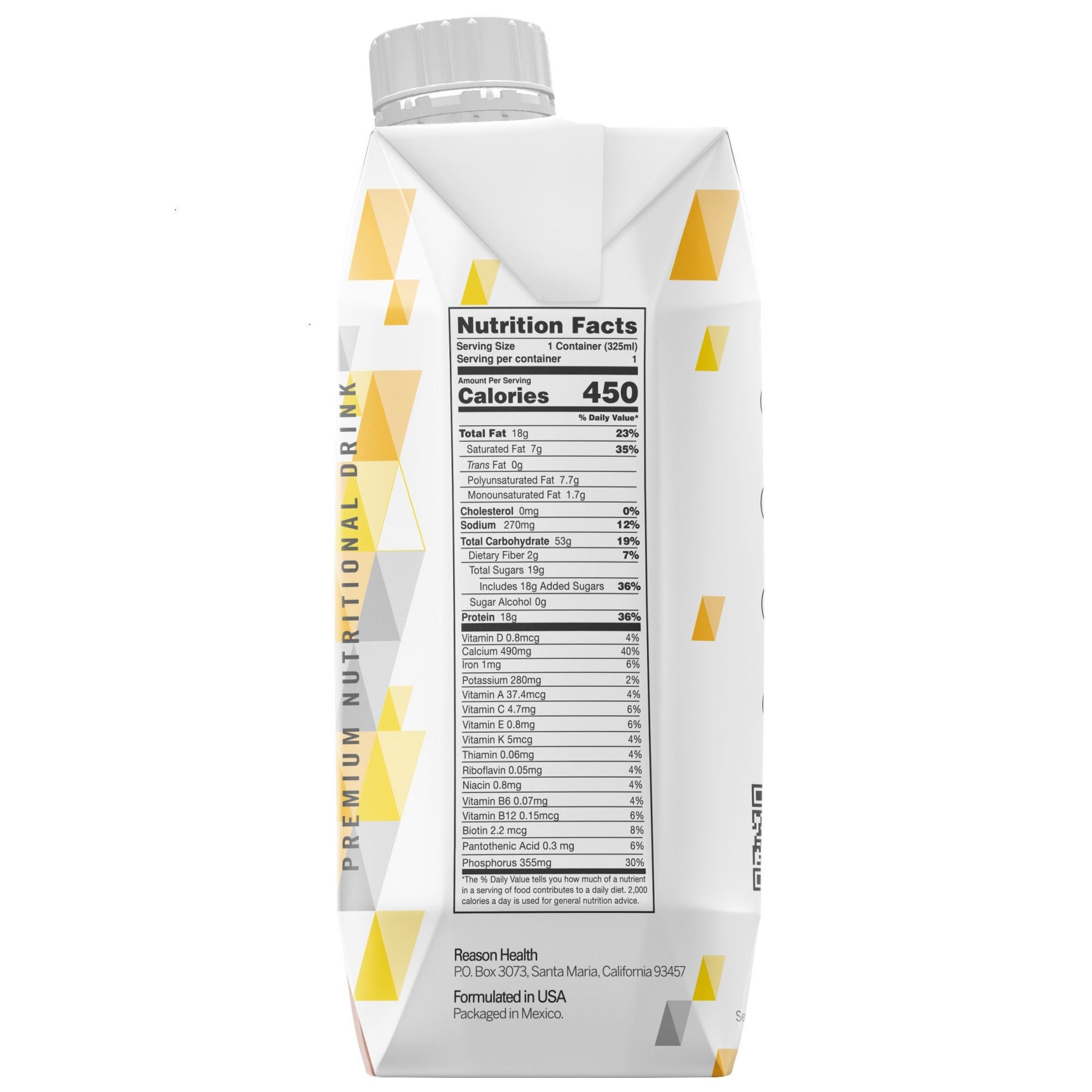 Reason™ Chocolate Premium Nutritional Drink, carton
