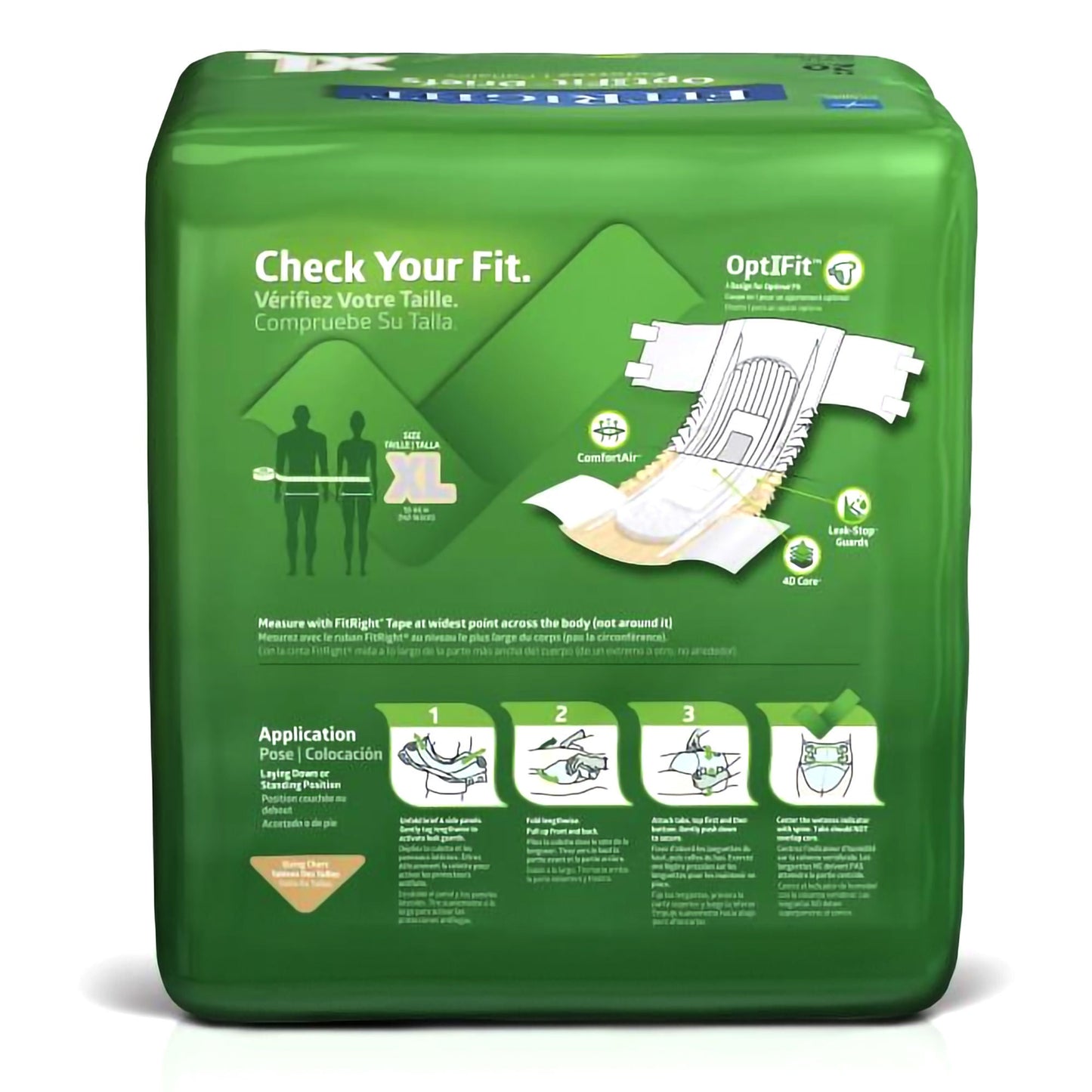 FitRight™ Plus Anti-Leak Guard Briefs, Extra Large