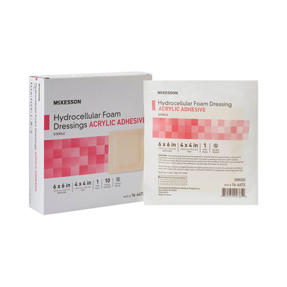 McKesson Acrylic Adhesive with Border Foam Dressing