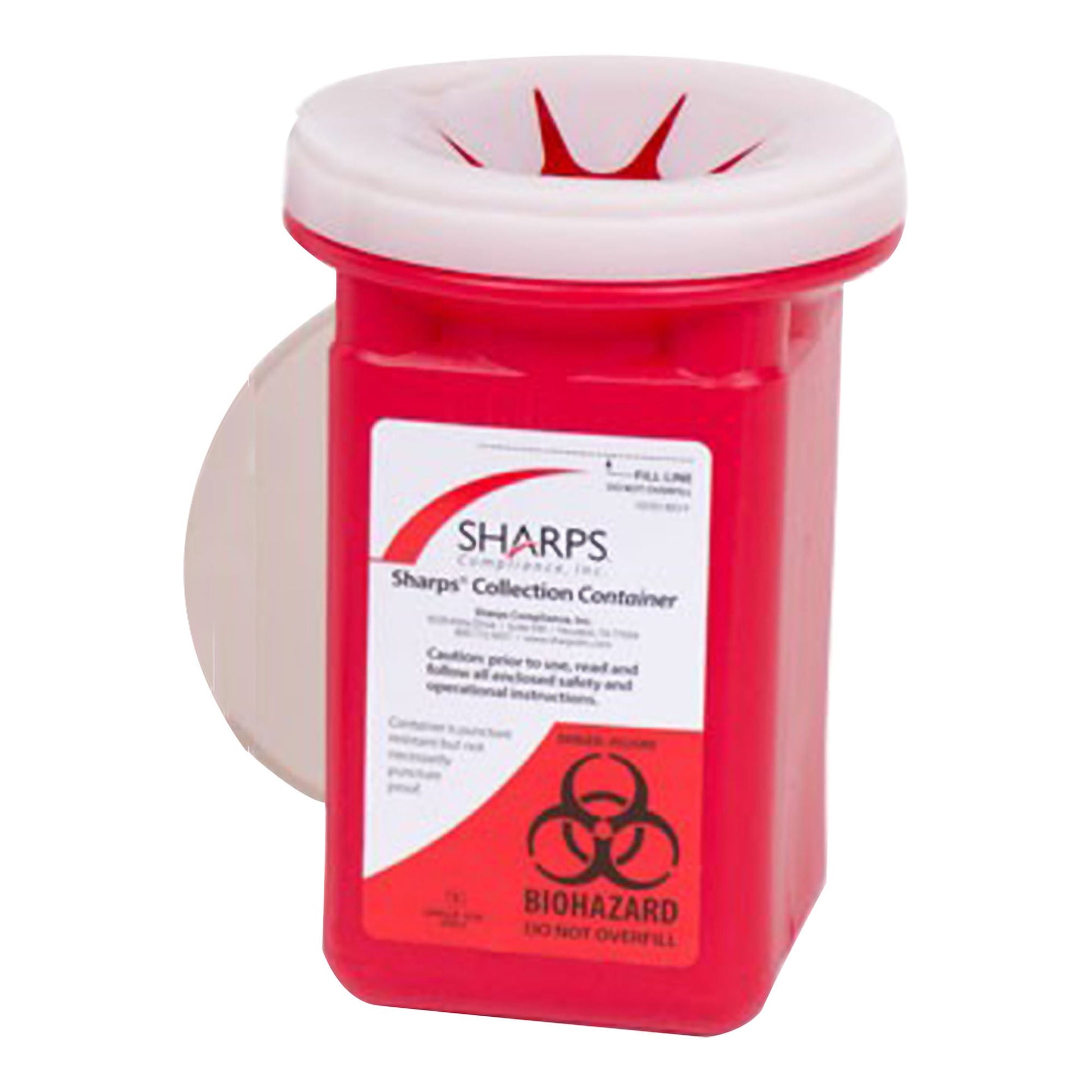 Sharps Recovery System™ Mailback Sharps Collector, 4½ x 4½ x 7 Inch