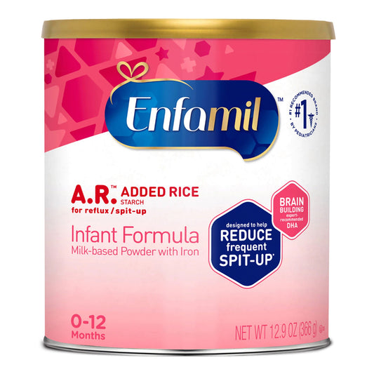 Enfamil A.R. Infant Formula Unflavored Can Powder Added Rice Spit Up