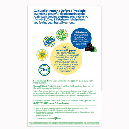 Culturelle® Immune Defense Probiotic Chewables