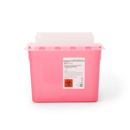 McKesson Prevent® Two-Piece Sharps Container, 5.4 Quart