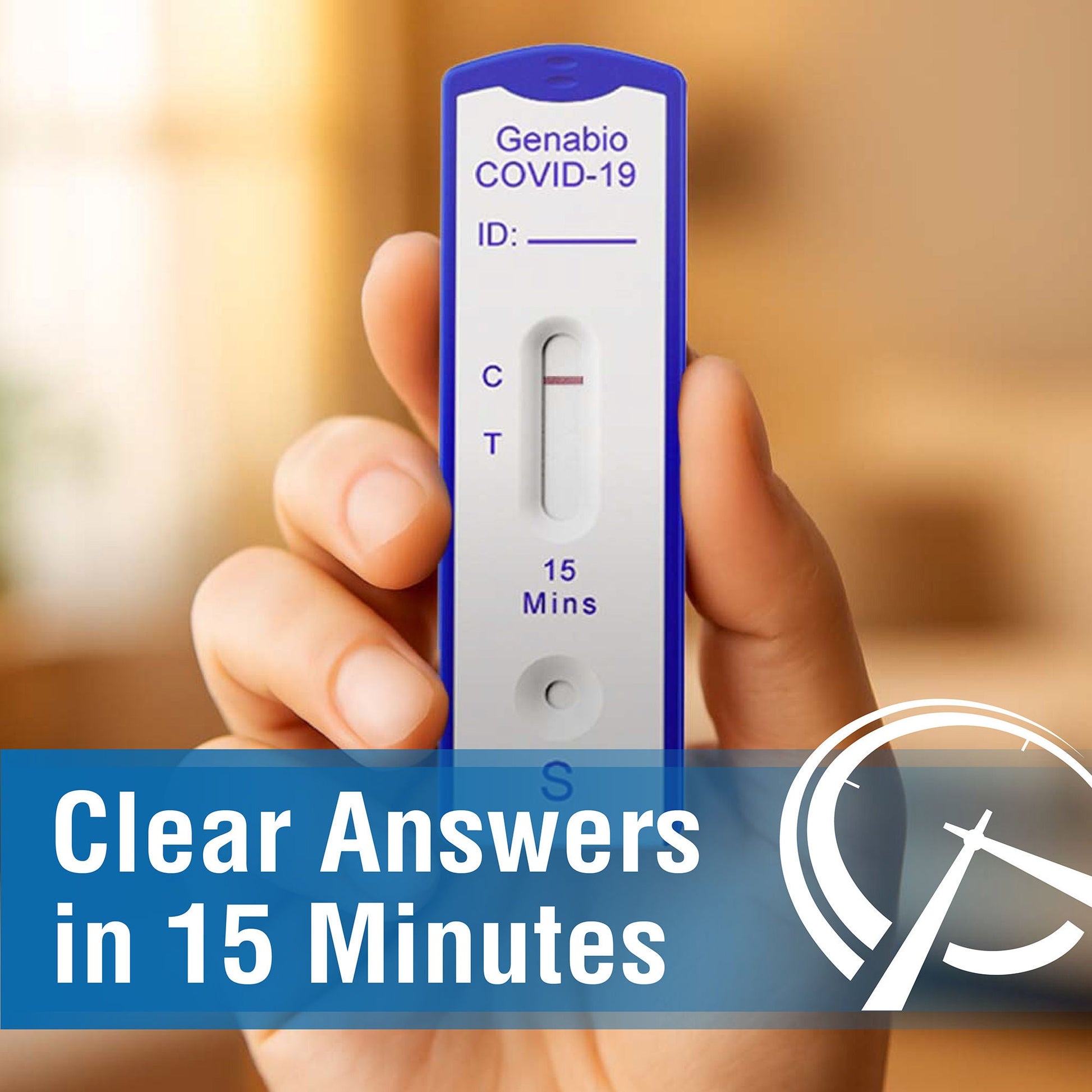 Genabio® COVID-19 at Home Rapid Self-Test Kit, Five Tests