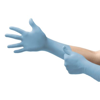 Integra® EC Nitrile Exam Gloves, Blue - view 2