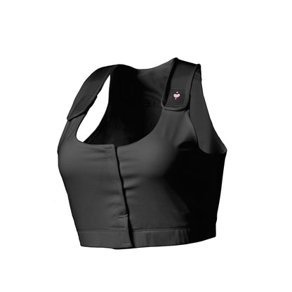 Serena Post Surgical Bra, Black, Queen Size