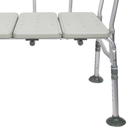 McKesson Aluminum Transfer Bench with Reversible Back