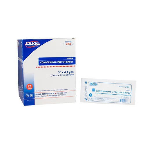Dukal™ Sterile Conforming Bandage, 1-Ply