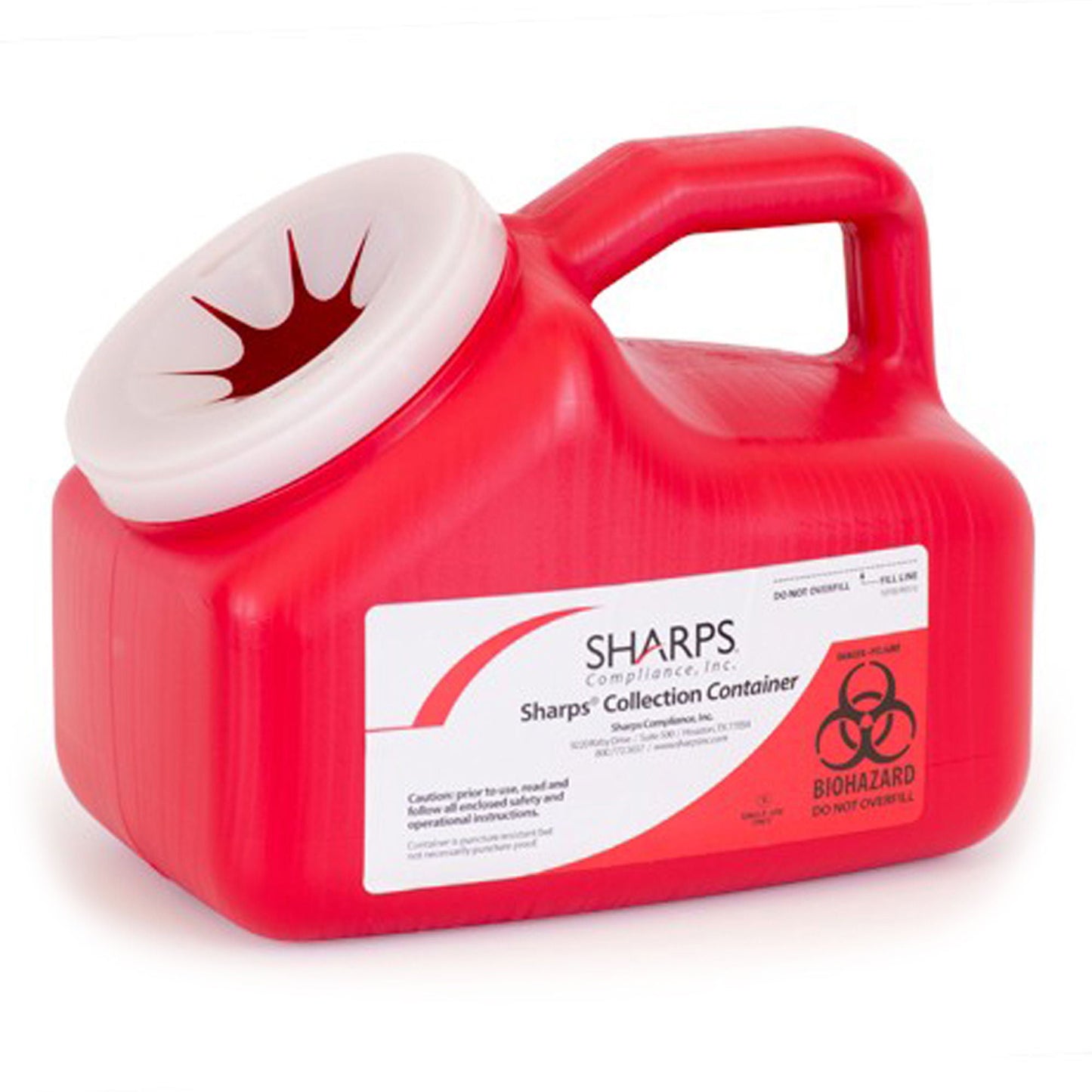 Mail System® Pro-Tec® Mailback Sharps Collector, 1 Gallon