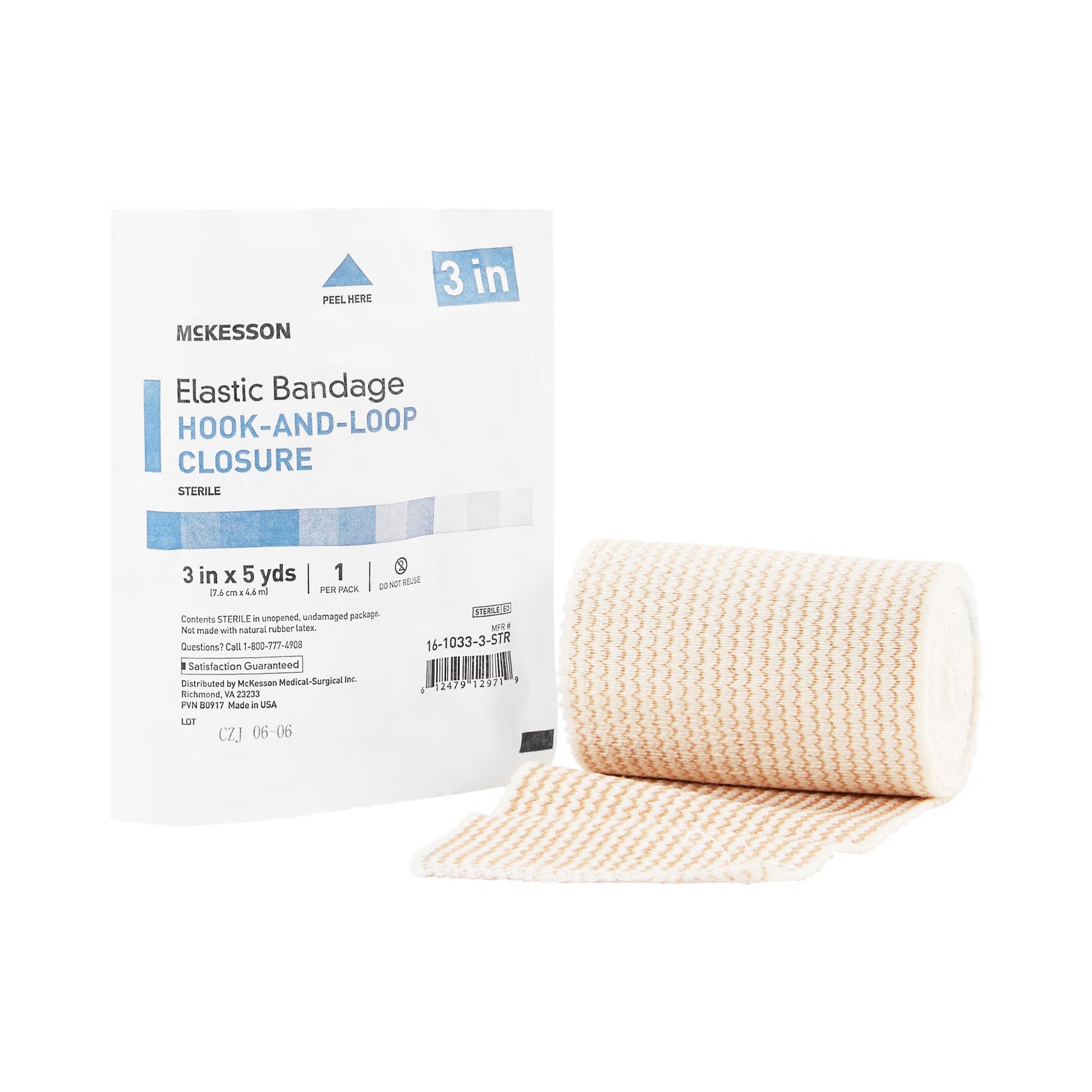 McKesson hook-and-loop closure Elastic Bandage