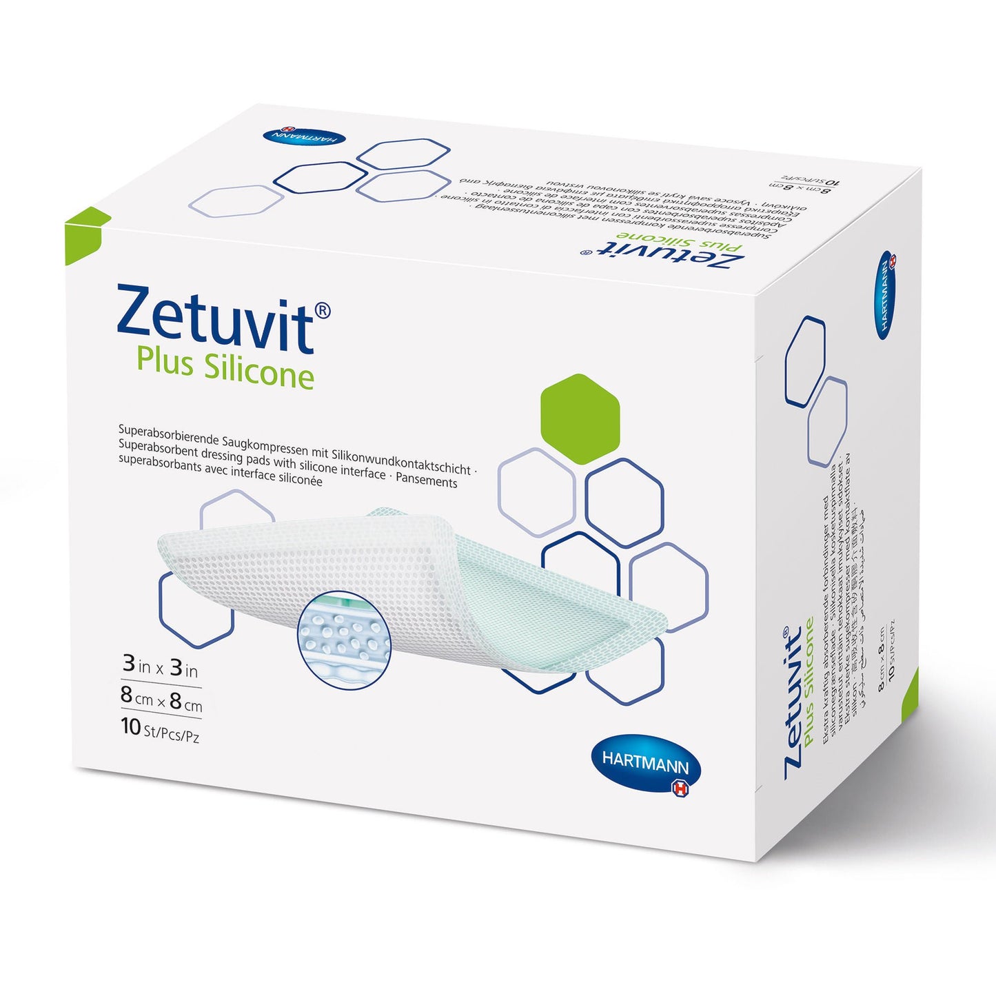 Zetuvit® Plus Silicone Super Absorbent Dressing