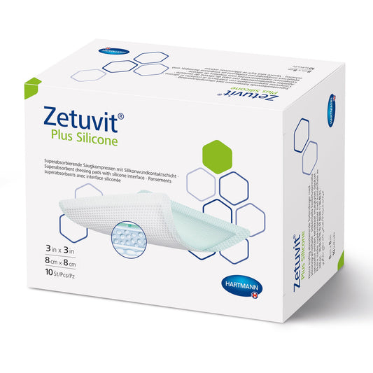 Zetuvit® Plus Silicone Super Absorbent Dressing