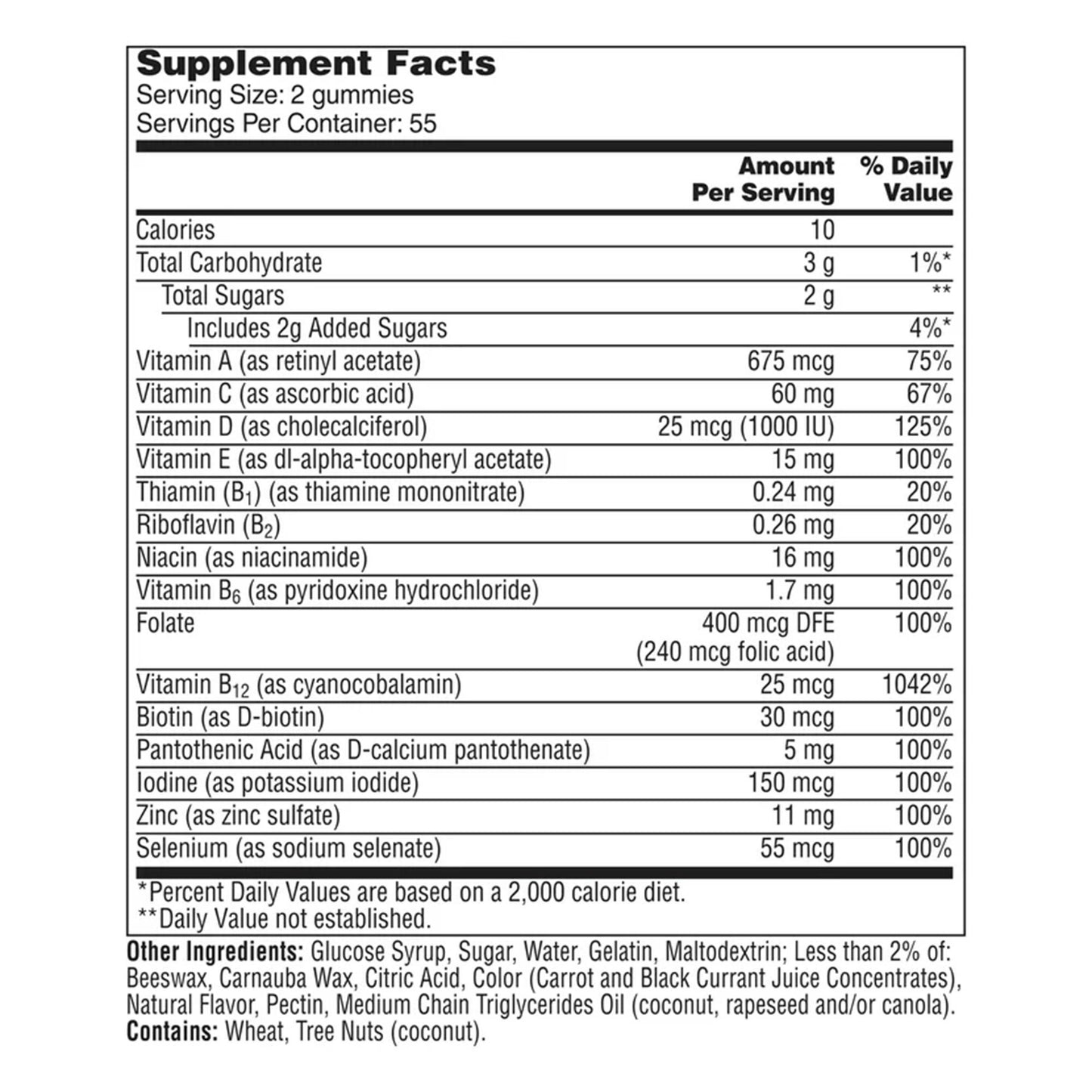 One A Day Advanced Multivitamin Men's 50+ Gummies