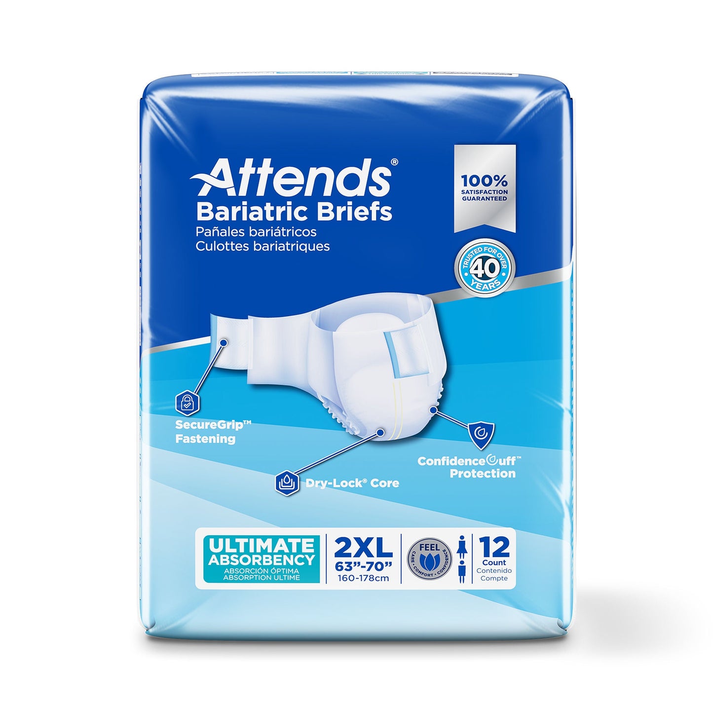 Attends® Bariatric Briefs