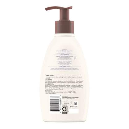 Aveeno Stress Relief Hand and Body Moisturizer Pump Bottle Lavender Scent Lotion