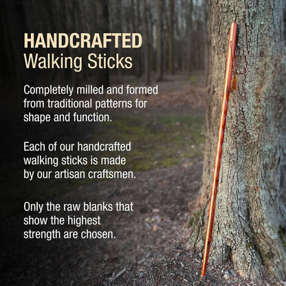 Brazos™ Twisted Cedar Backpacker Handcrafted Walking Stick, 58-Inch